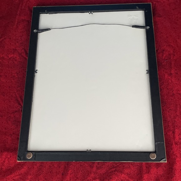 Don‎ J. Dye Repousse Art Hummingbird Hammered Metal Copper Painted 15x12" Frame - Picture 6 of 8